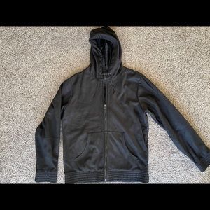 Obey Black Zip Up Sweater